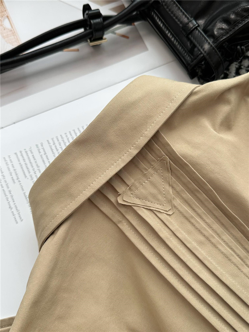 Pra*a pleated lapel jacket