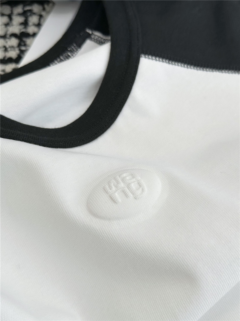 A1exa*der wang oval logo contrasting vest
