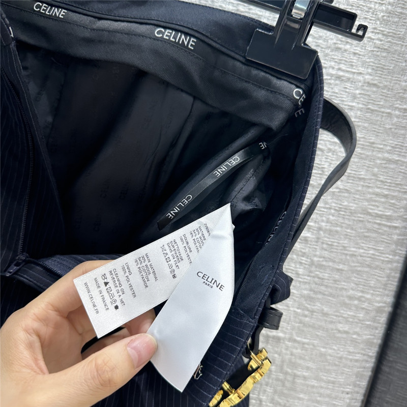 Ce1i*e new vertical striped suit shorts