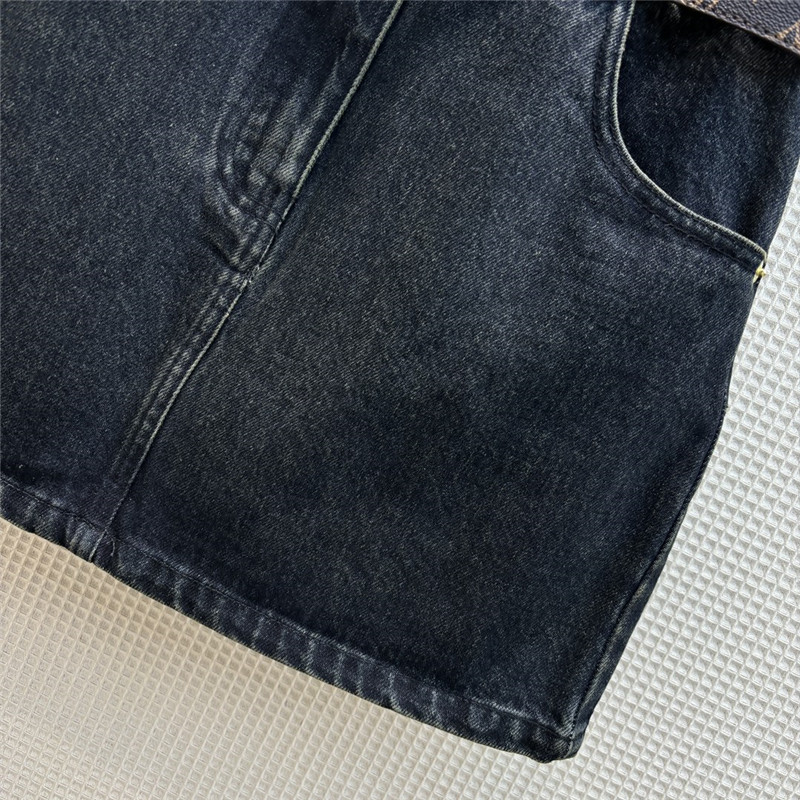 l0vis Vvtt0n lv nautical resort denim series skirt