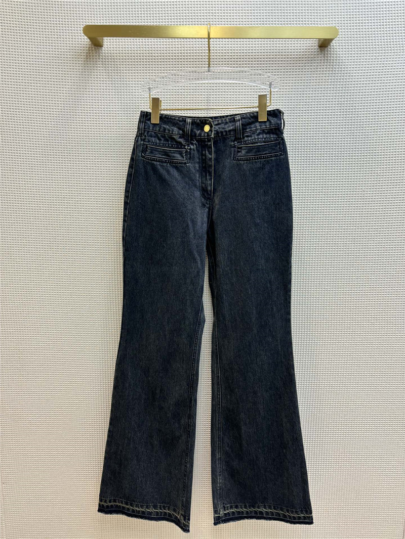 louis vuitton LV nautical resort denim series trousers