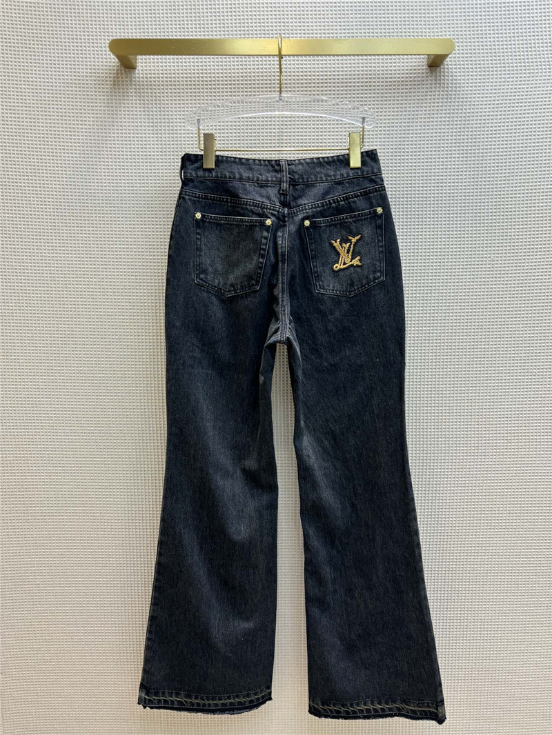 l0vis Vvtt0n lv nautical resort denim series trousers