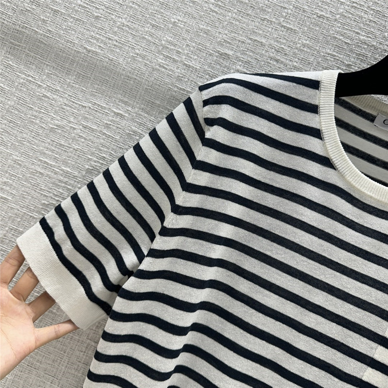 D10r navy sunflower print linen sweater