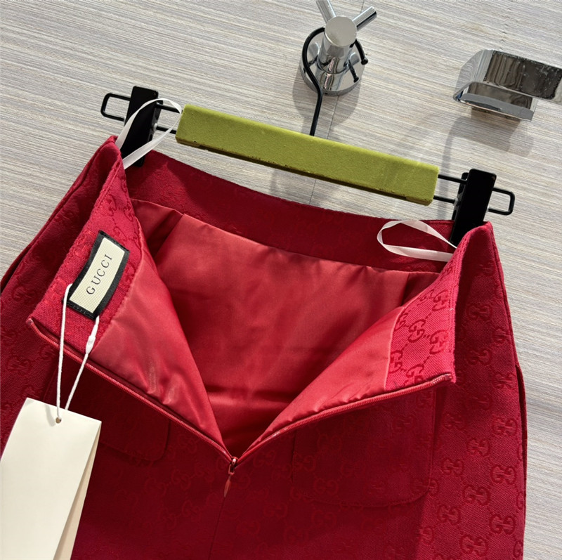 Gvc*1 double g presbyopia jacquard a-line mini skirt