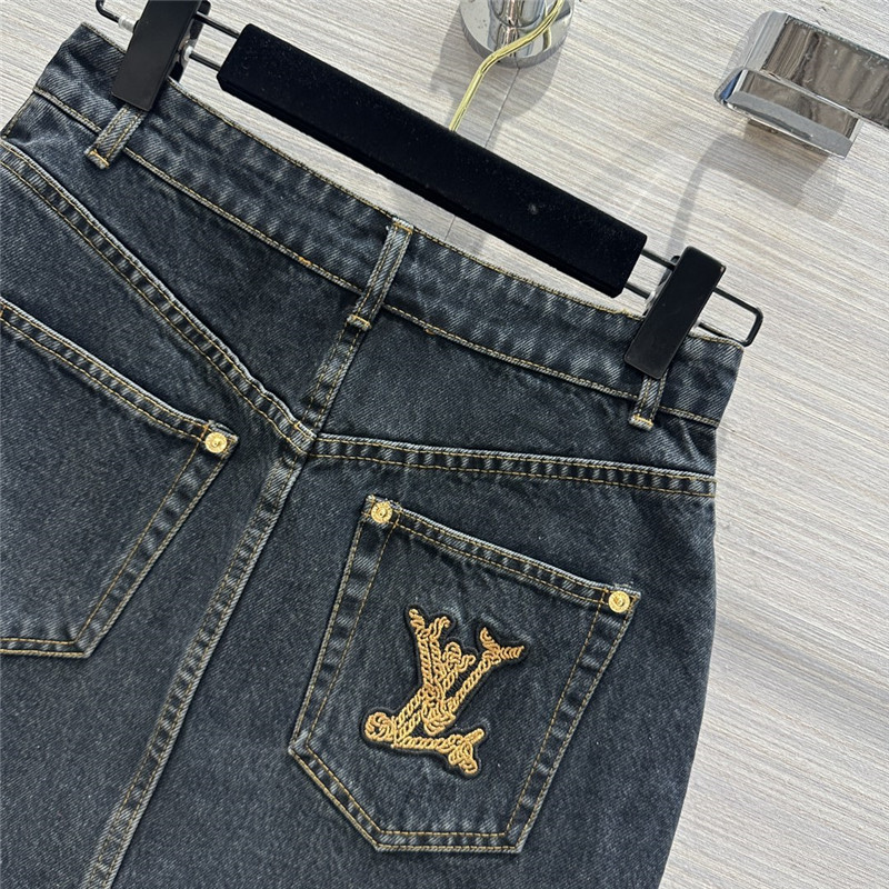 l0vis Vvtt0n lv new nautical nautical series denim skirt