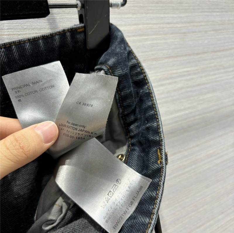 l0vis Vvtt0n lv new nautical nautical series denim long skirt