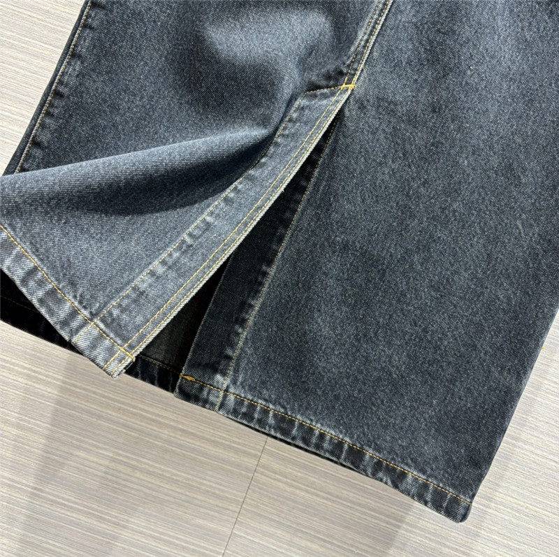 l0vis Vvtt0n lv new nautical nautical series denim long skirt