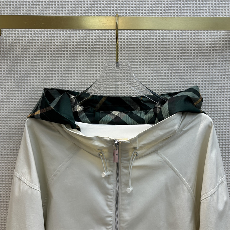 Bv*b*rry hooded trench coat