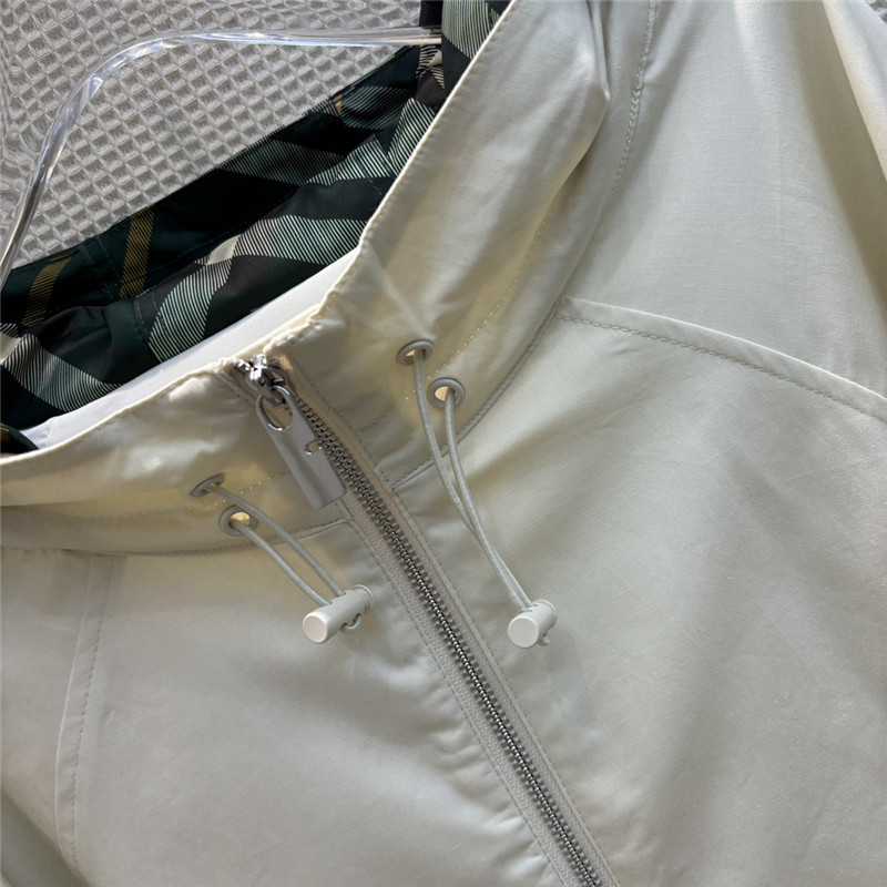 Bv*b*rry hooded trench coat