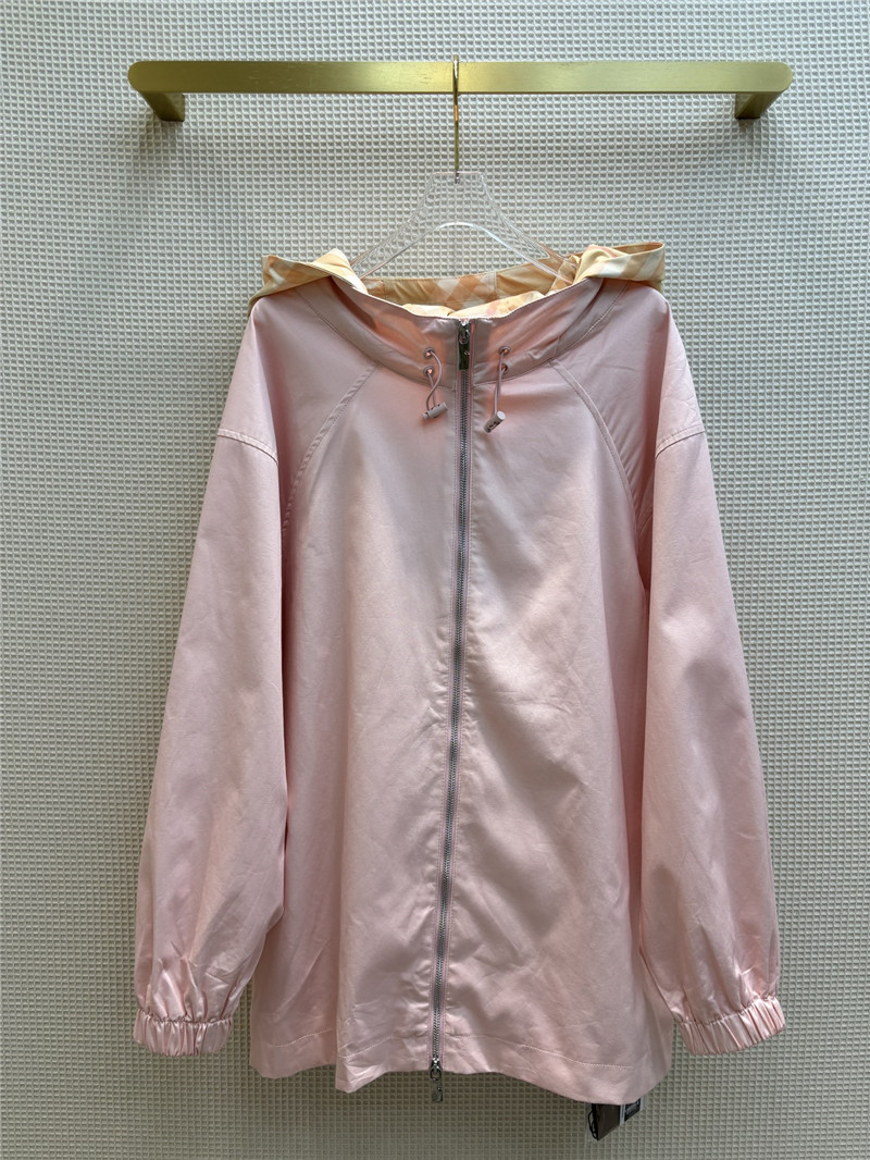 Burberry hooded trench coat