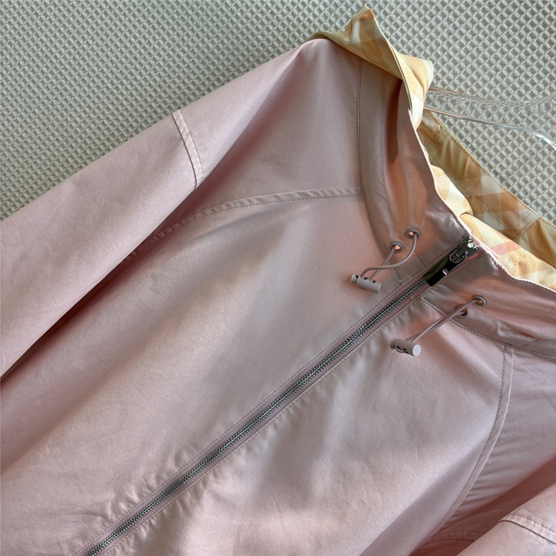 Bv*b*rry hooded trench coat