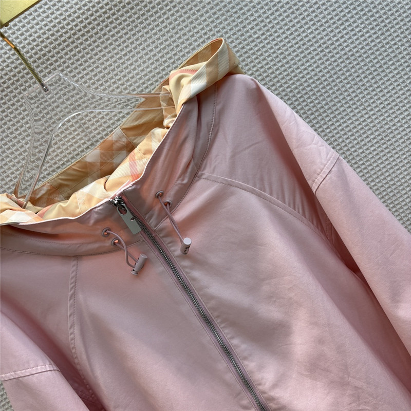 Bv*b*rry hooded trench coat