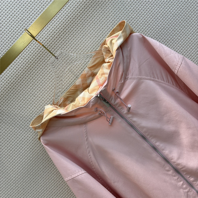 Bv*b*rry hooded trench coat