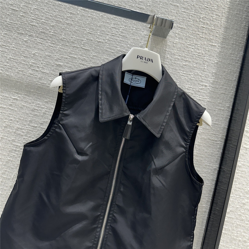 prada fashionable intellectual style nylon suit