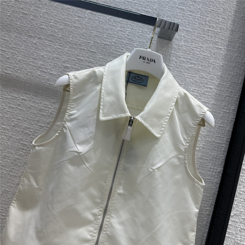 prada fashionable intellectual style nylon suit