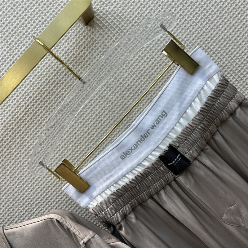 A1exa*der wang long-sleeved shirt + trousers suit