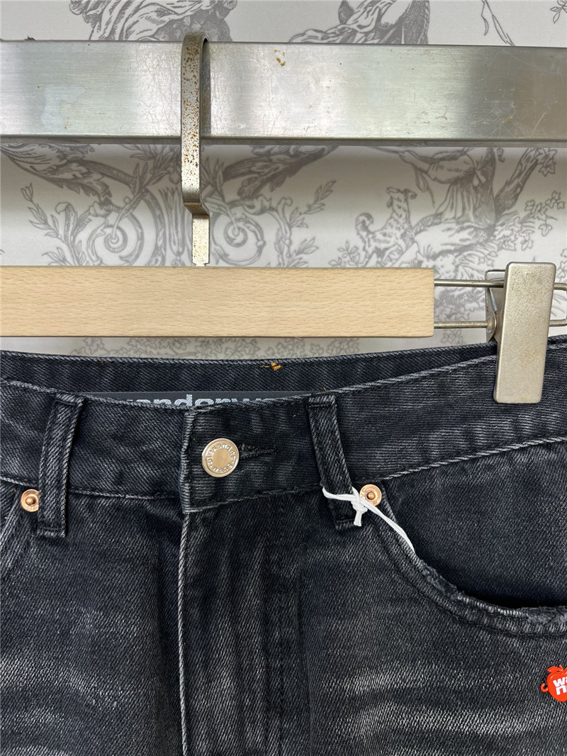 A1exa*der wang new distressed denim shorts