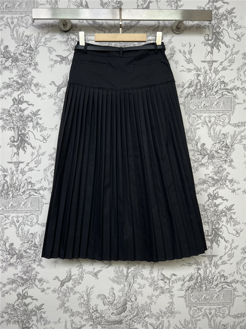 dior new pleated midi skirt