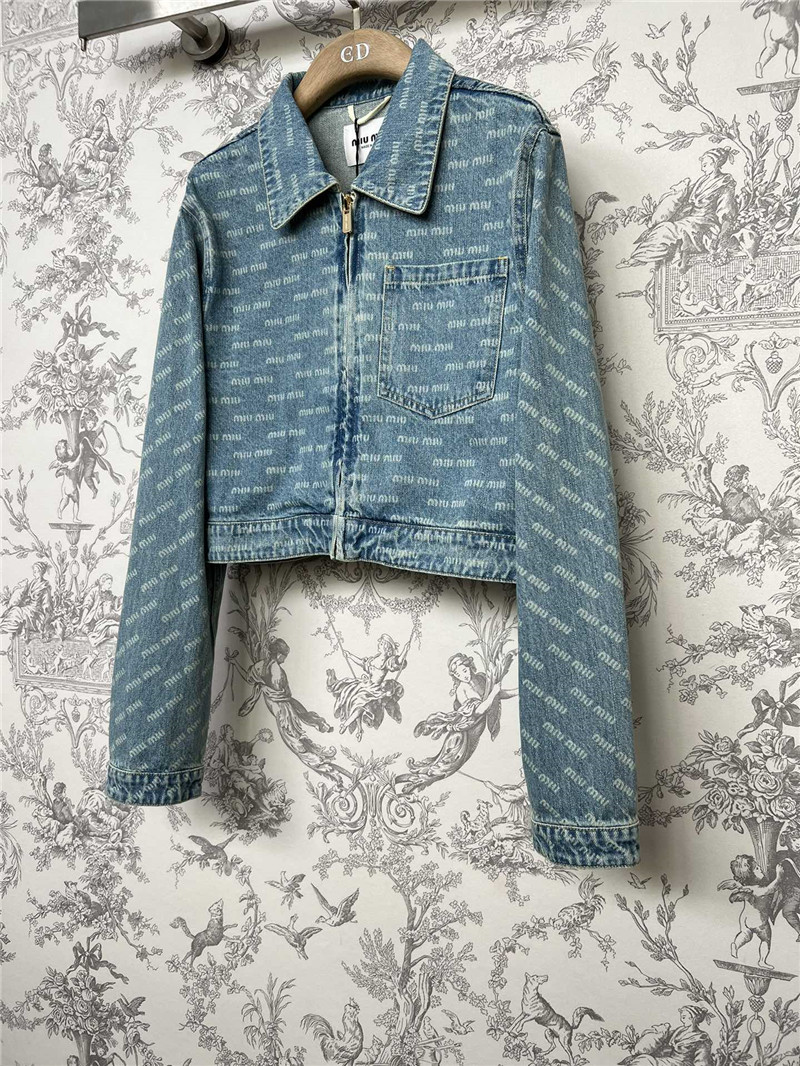 miumiu new denim short jacket