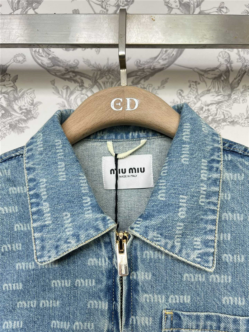 miumiu new denim short jacket