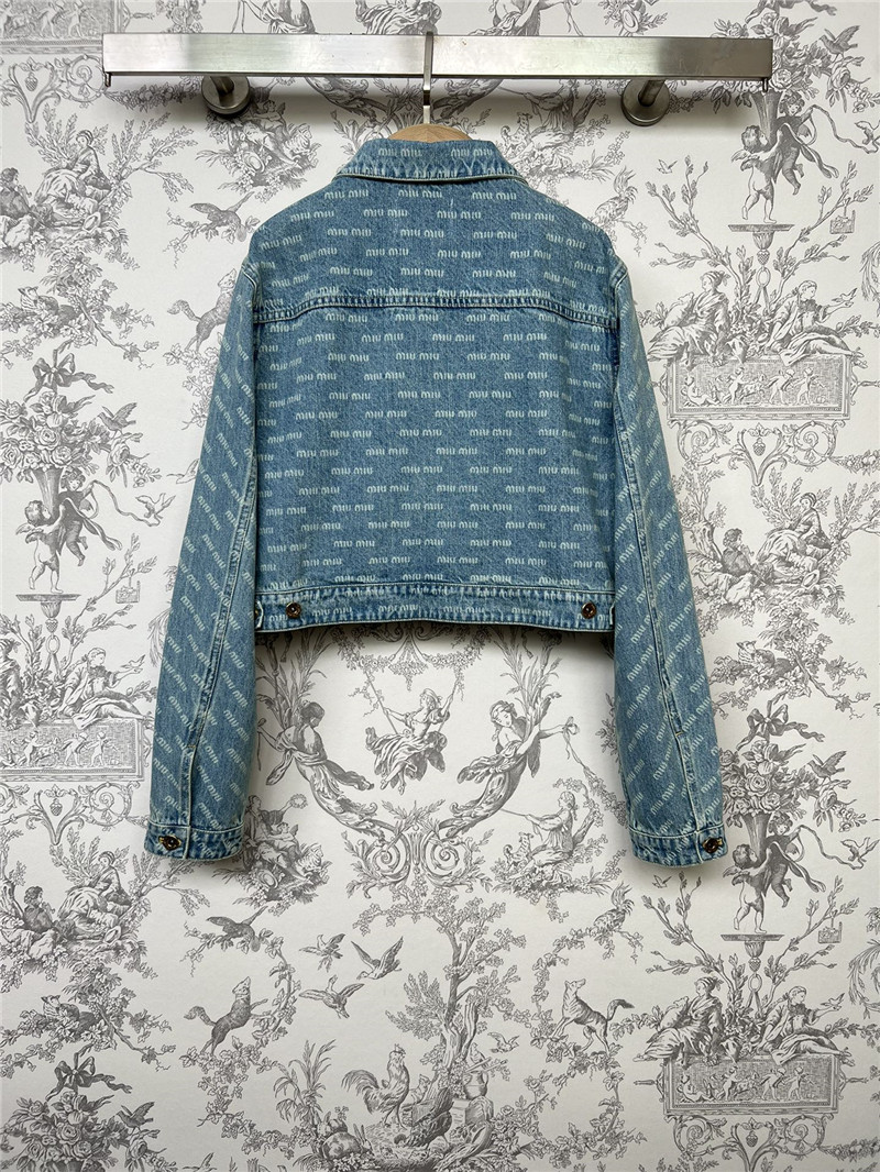 miumiu new denim short jacket