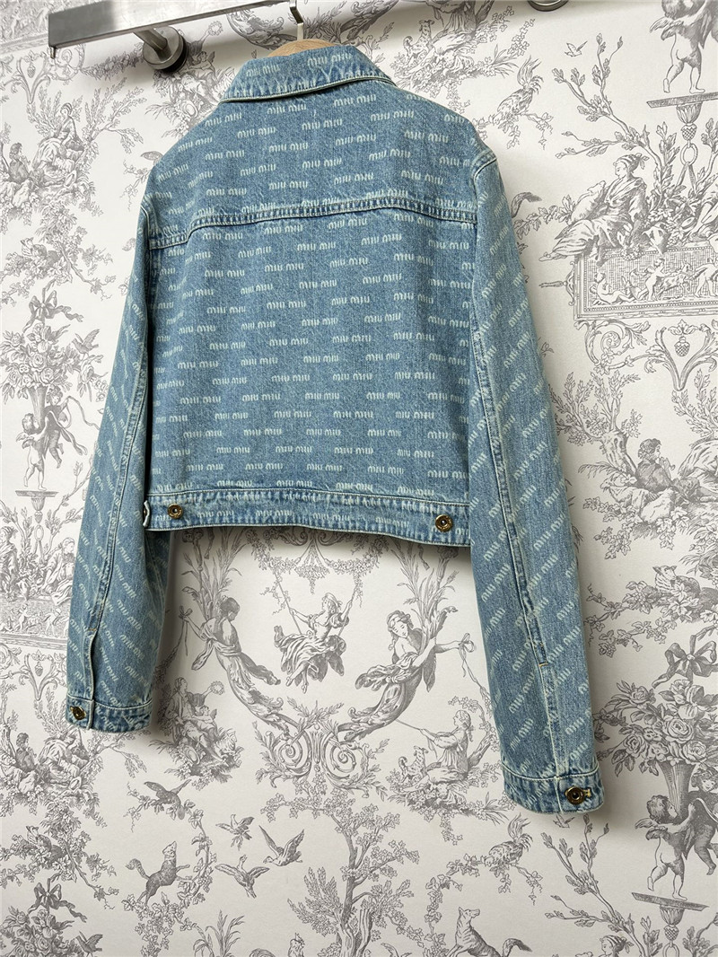 miumiu new denim short jacket