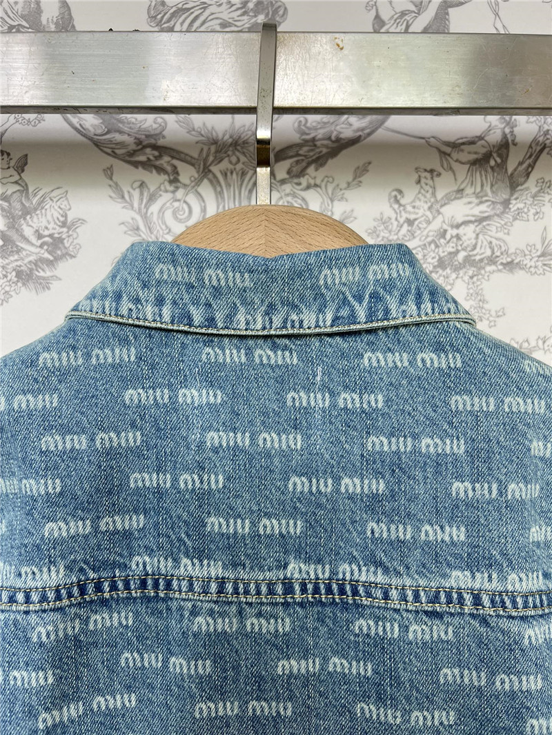 miumiu new denim short jacket