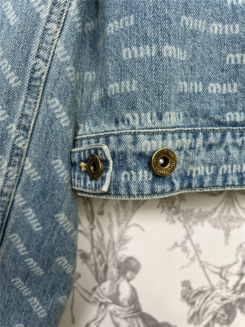 miumiu new denim short jacket