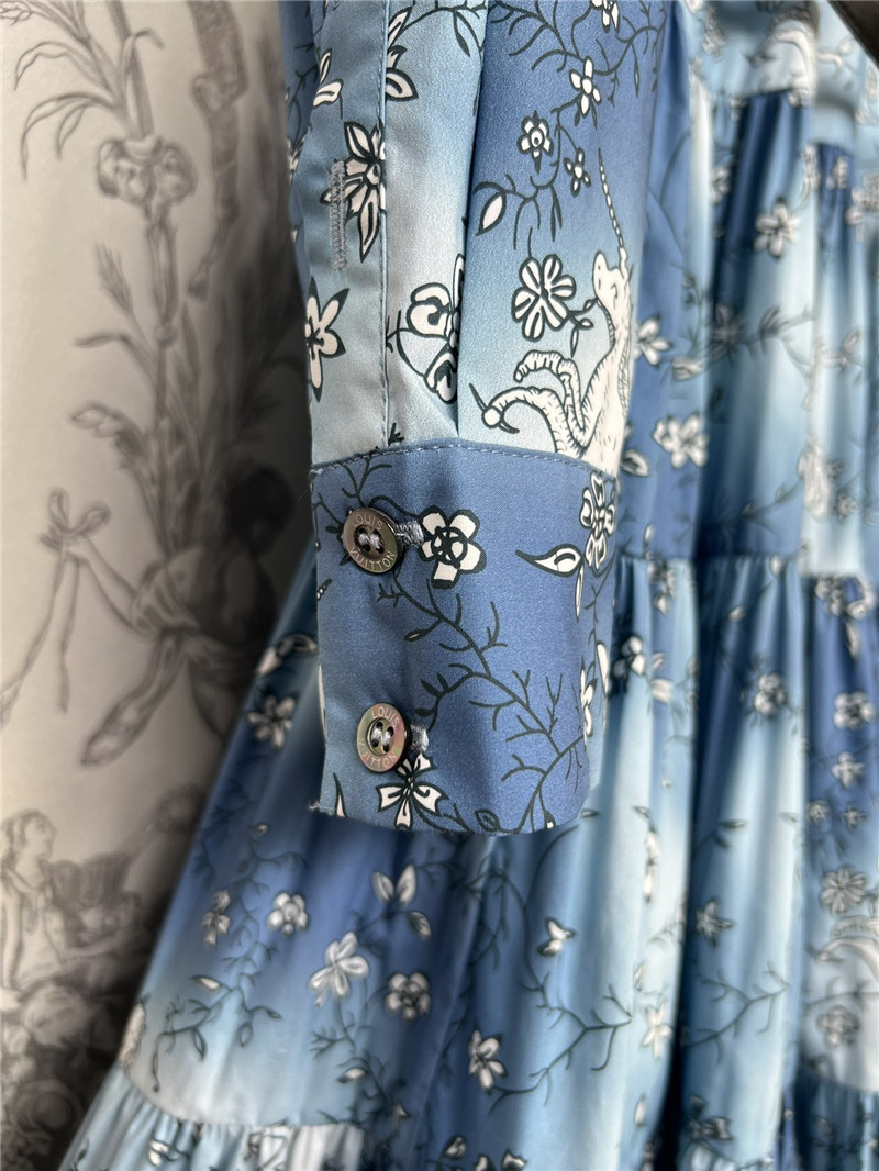 l0vis Vvtt0n lv new tie-dye printed dress