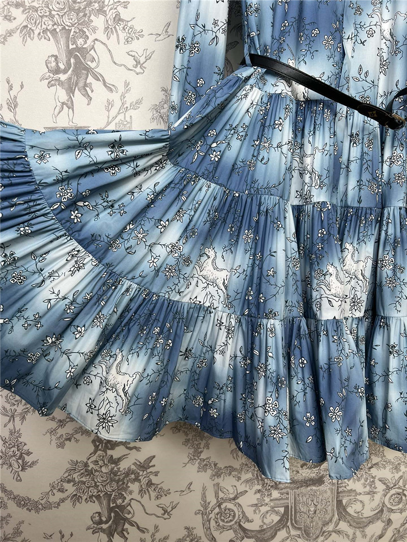 l0vis Vvtt0n lv new tie-dye printed dress