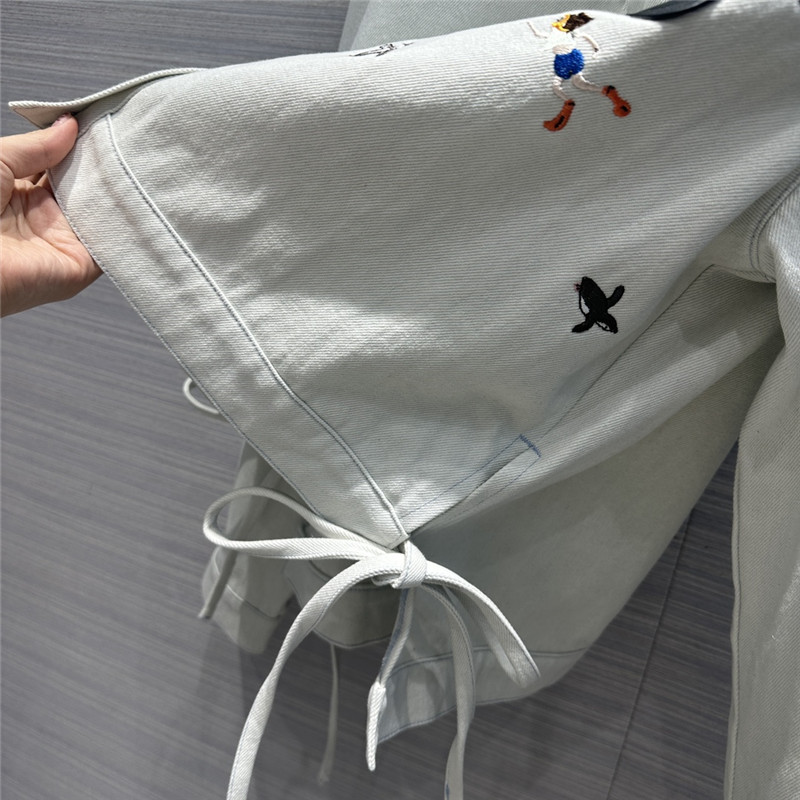 L0ew* bleached denim jacket