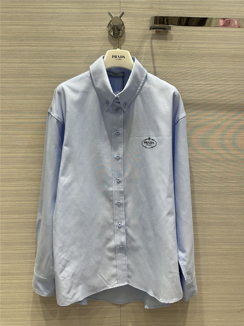 prada vintage men’s and women’s oxford cotton shirt