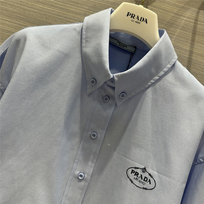 Pra*a vintage men’s and women’s oxford cotton shirt