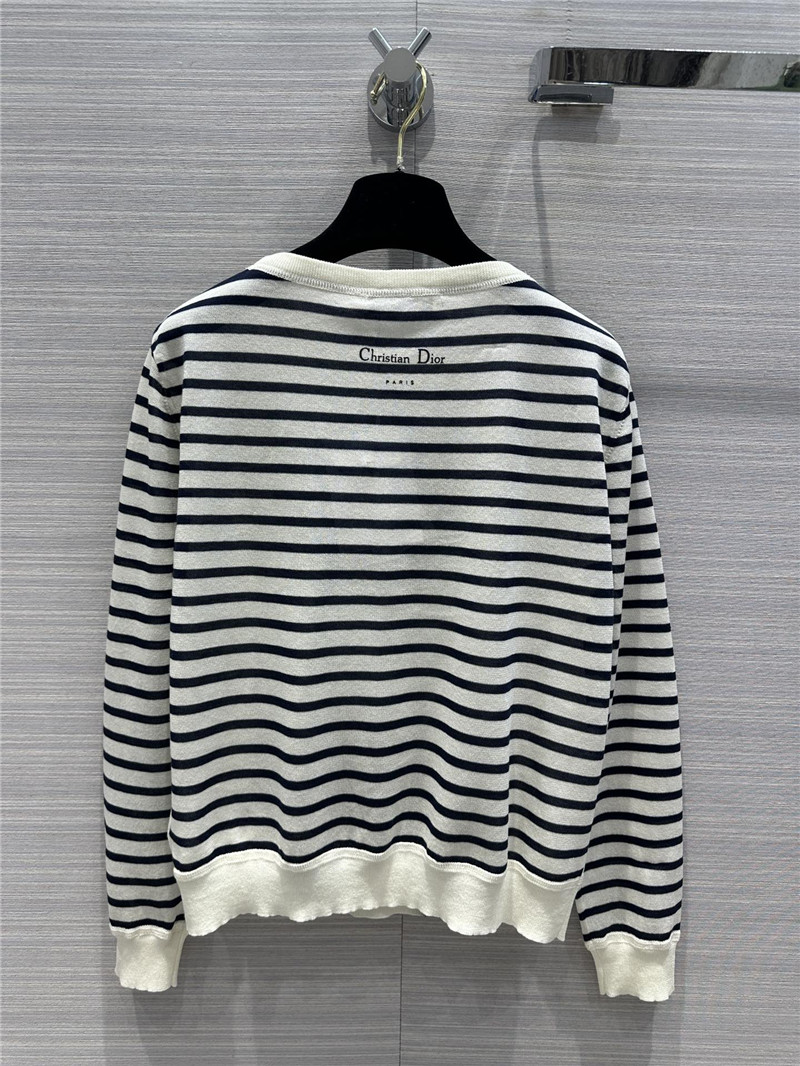 D10r navy eiffel tower tie-dye printed linen sweater