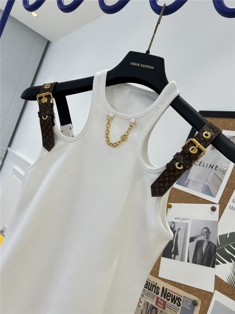 l0vis Vvtt0n lv pure white vest