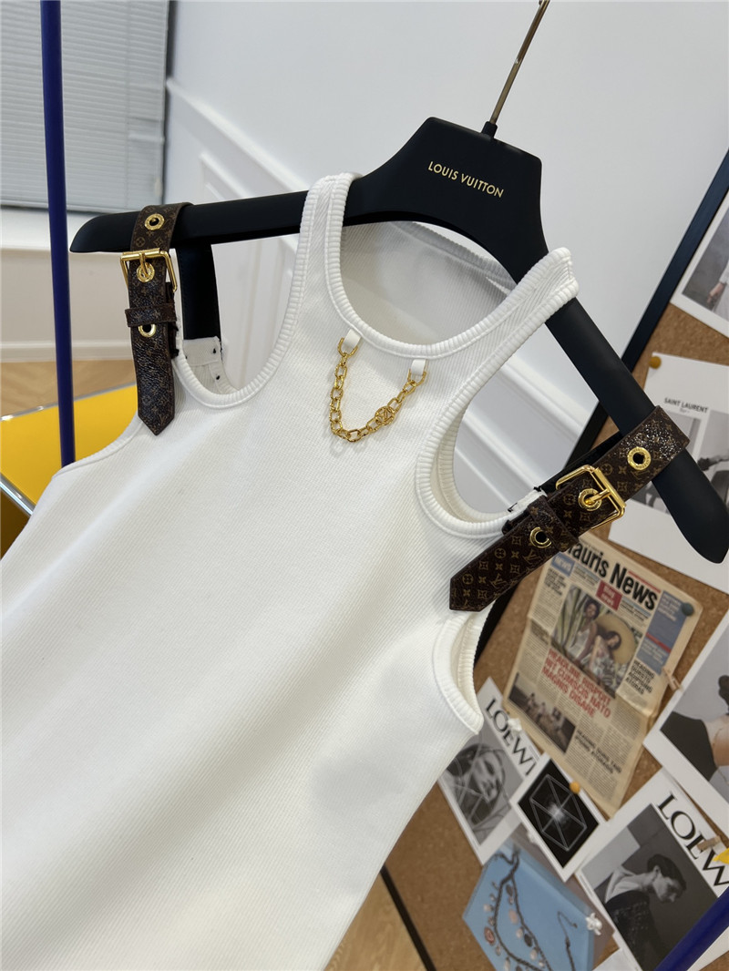 l0vis Vvtt0n lv pure white vest