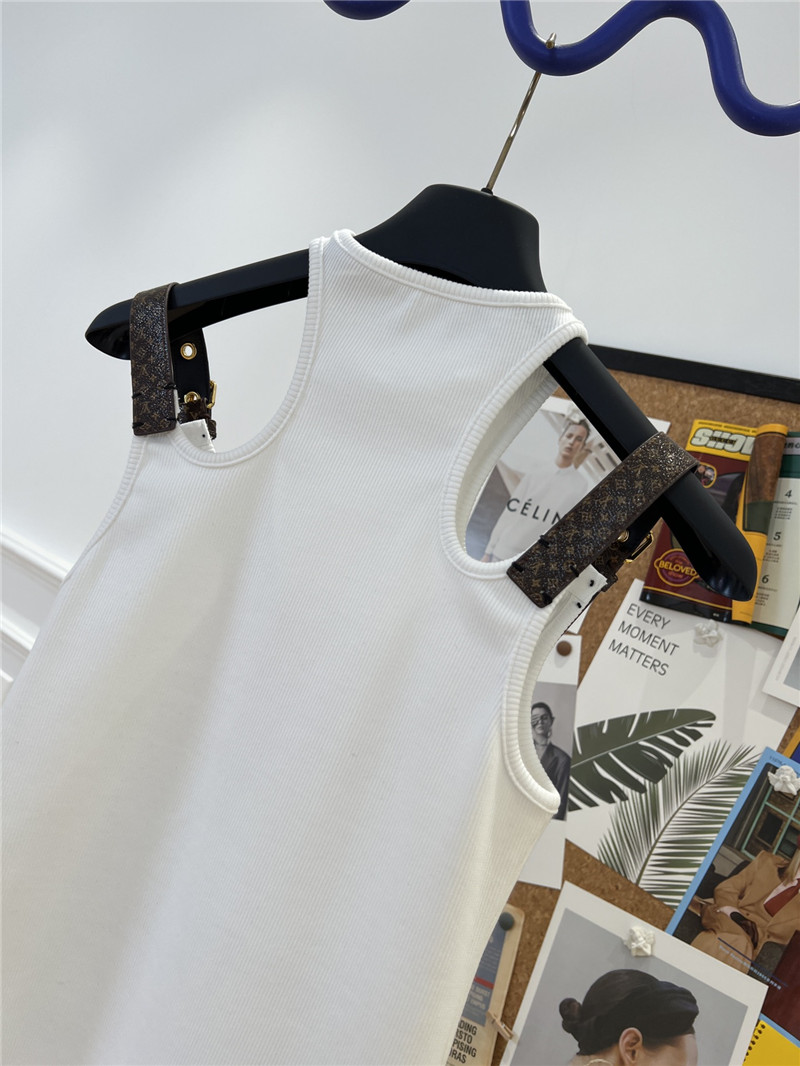 l0vis Vvtt0n lv pure white vest