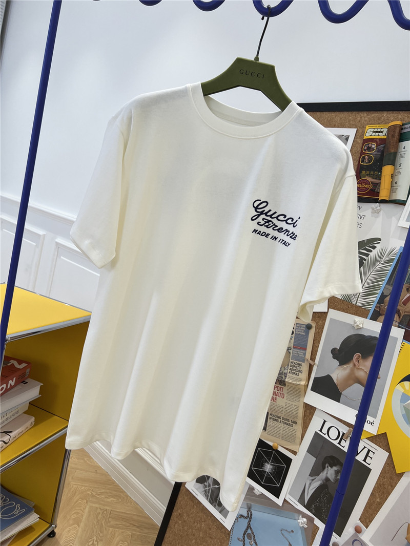 Gvc*1 new patch embroidered cotton t-shirt