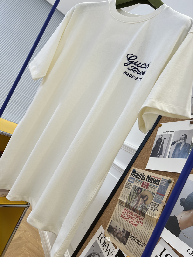 Gvc*1 new patch embroidered cotton t-shirt