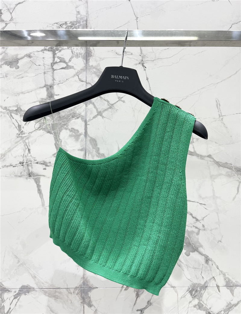 Balmain one-shoulder camisole