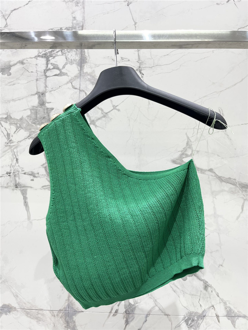 Balmain one-shoulder camisole