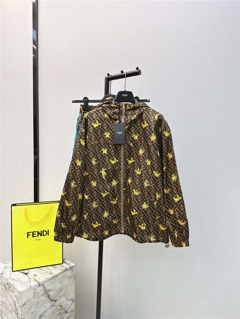 F**di new joint series windbreaker suit