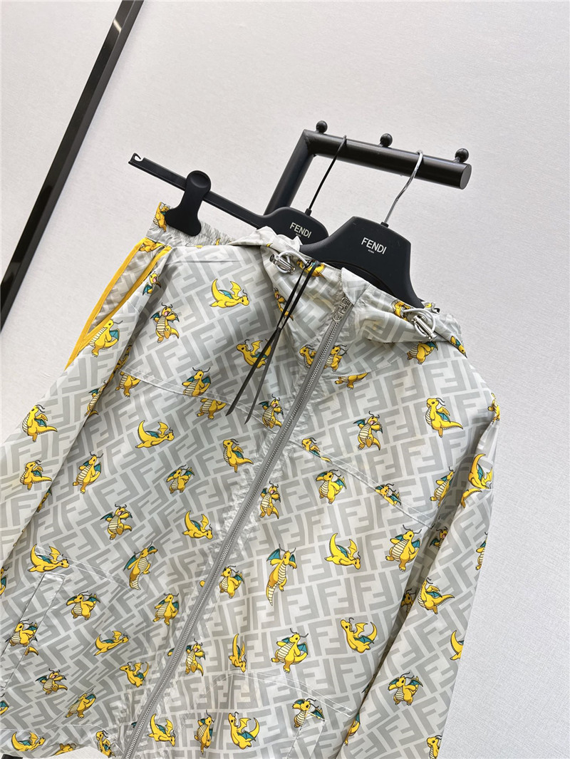 F**di new joint series windbreaker suit