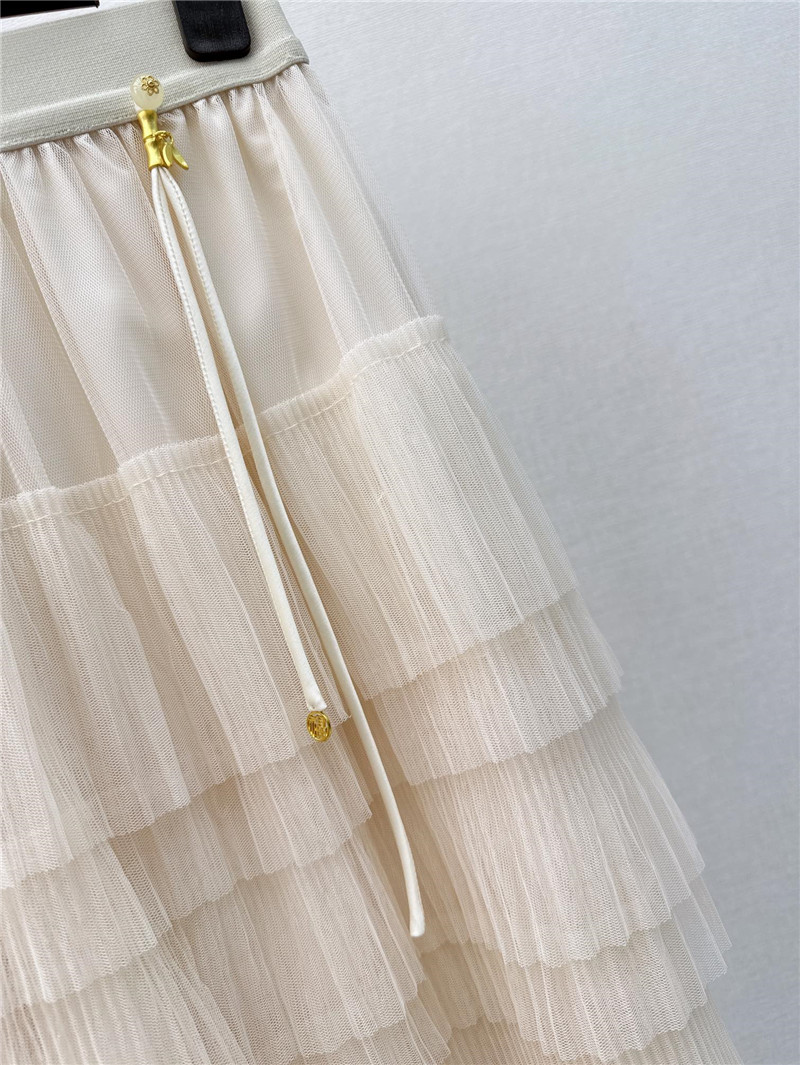 M1um1u new heavy layered mesh skirt