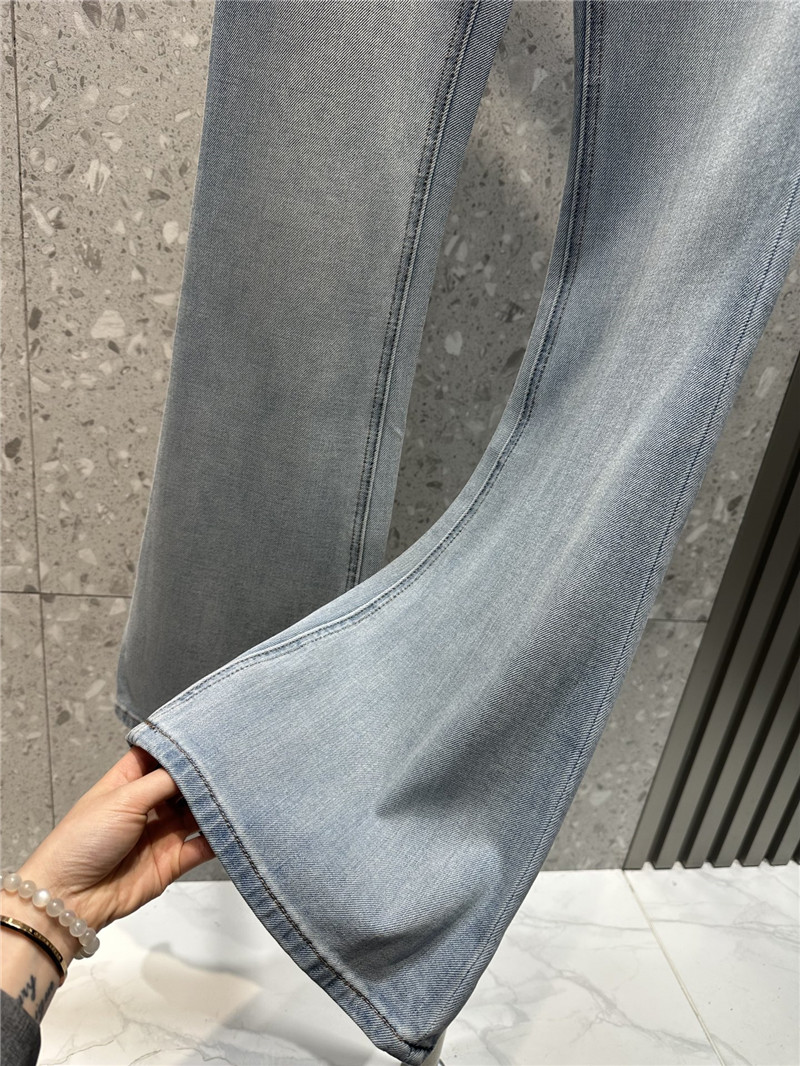 Ch**el high elastic two button retro spicy jeans