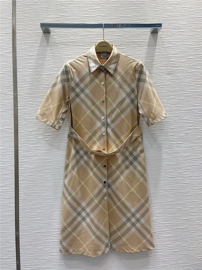 Burberry preppy shirt dress