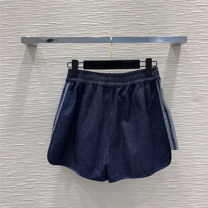 D10r retro denim hooded sweatshirt + shorts set