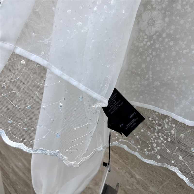 Y51 sparkling sequined heavy handmade flower shirt