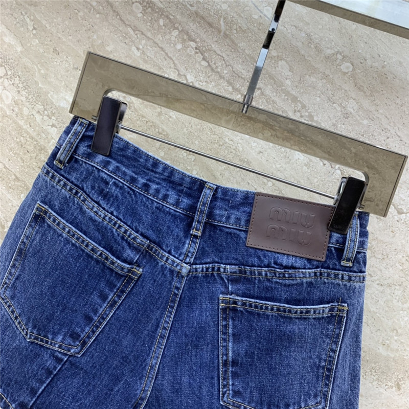 M1um1u vintage denim series denim shorts