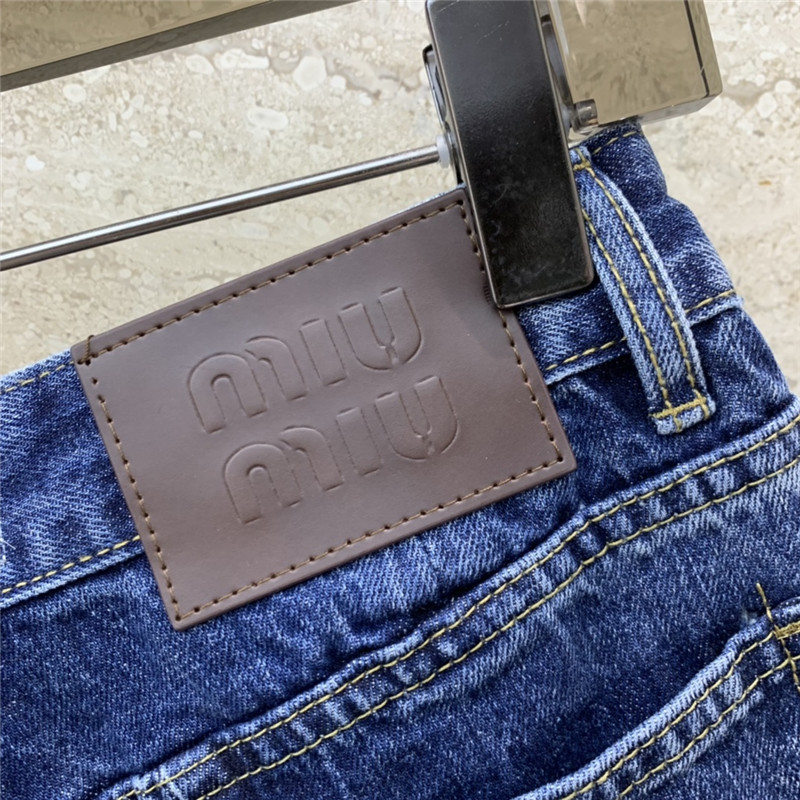 M1um1u vintage denim series denim shorts